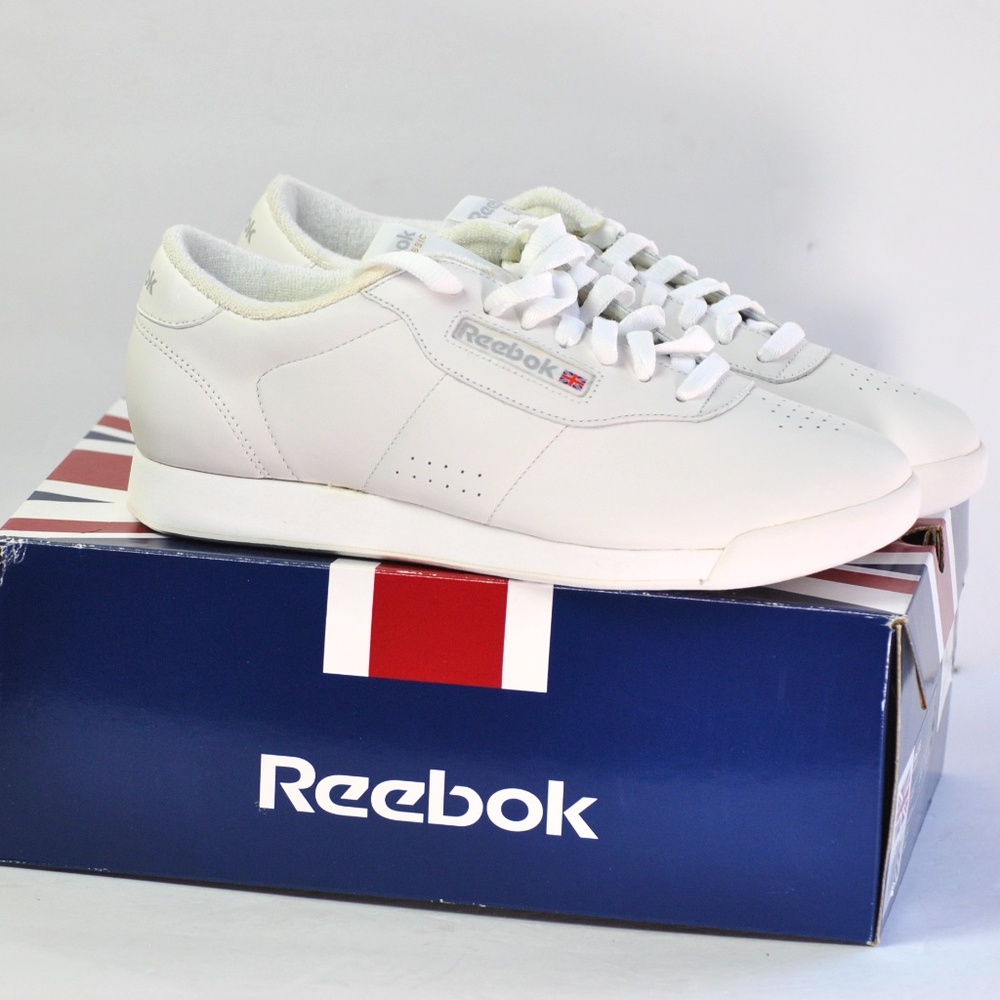Size 8.5 Reebok Princess White Women